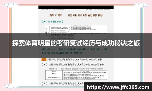 探索体育明星的考研复试经历与成功秘诀之旅